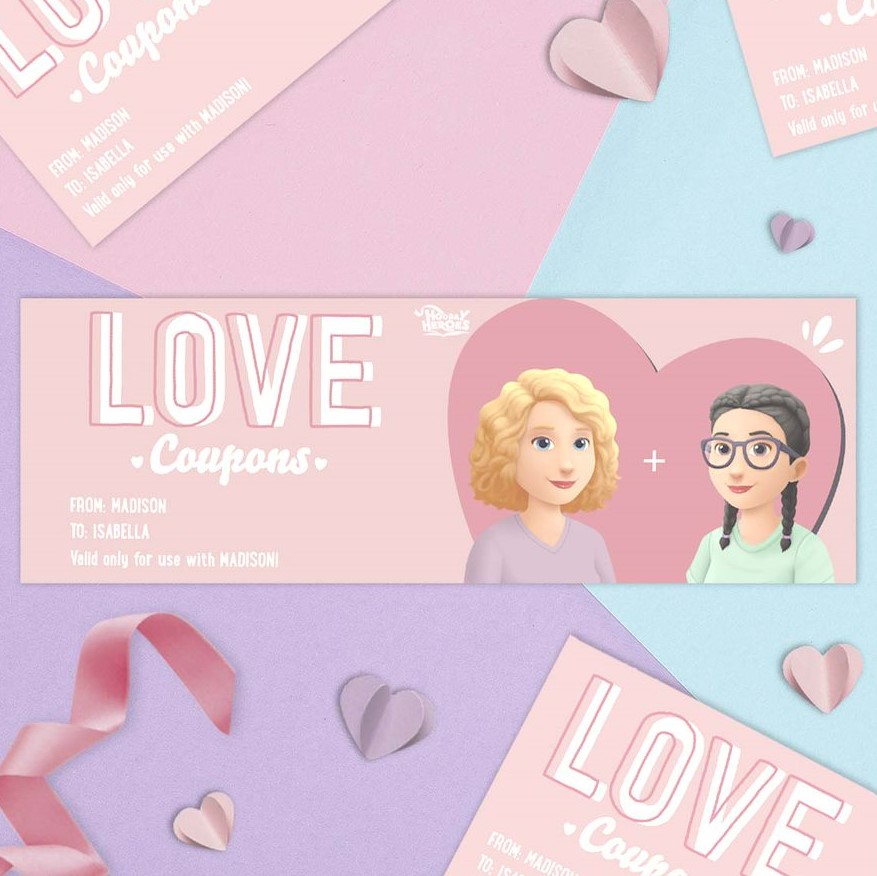personalised same-sex love coupons