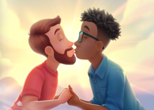 personalised book for same-sex couples