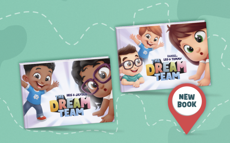 The Dream Team - new personalised book for siblings